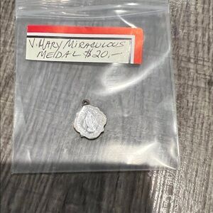 Silver Miraculous Medal Pendant
